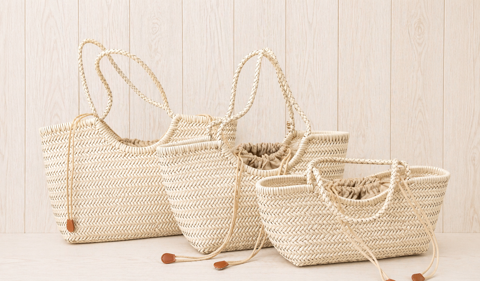 Borsa in intrecciata grande