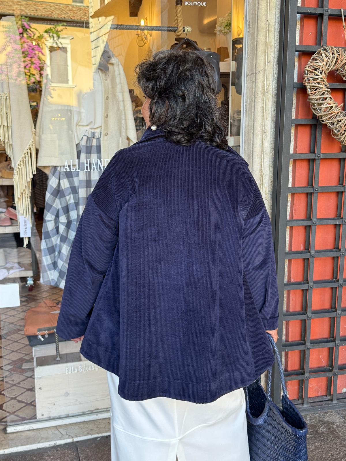 Giaccone Fanny in velluto a coste larghe