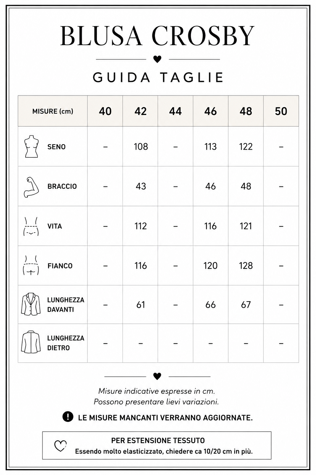 Blusa Crosby di Algebrica