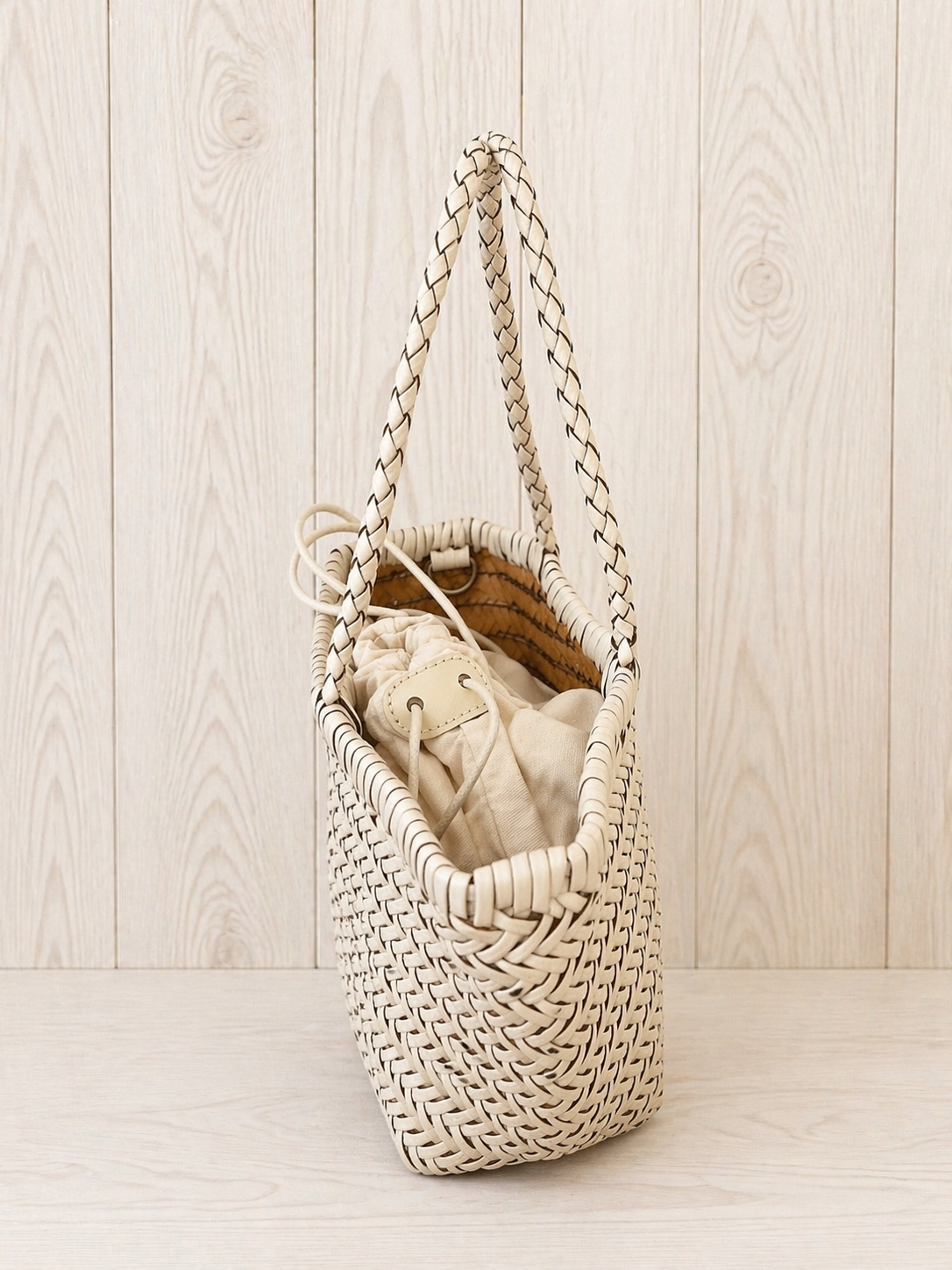 Borsa in intrecciata piccola