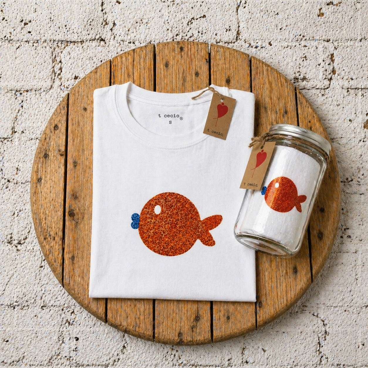T-shirt Pesce