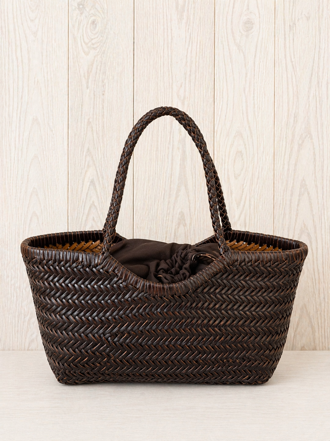 Borsa in intrecciata piccola