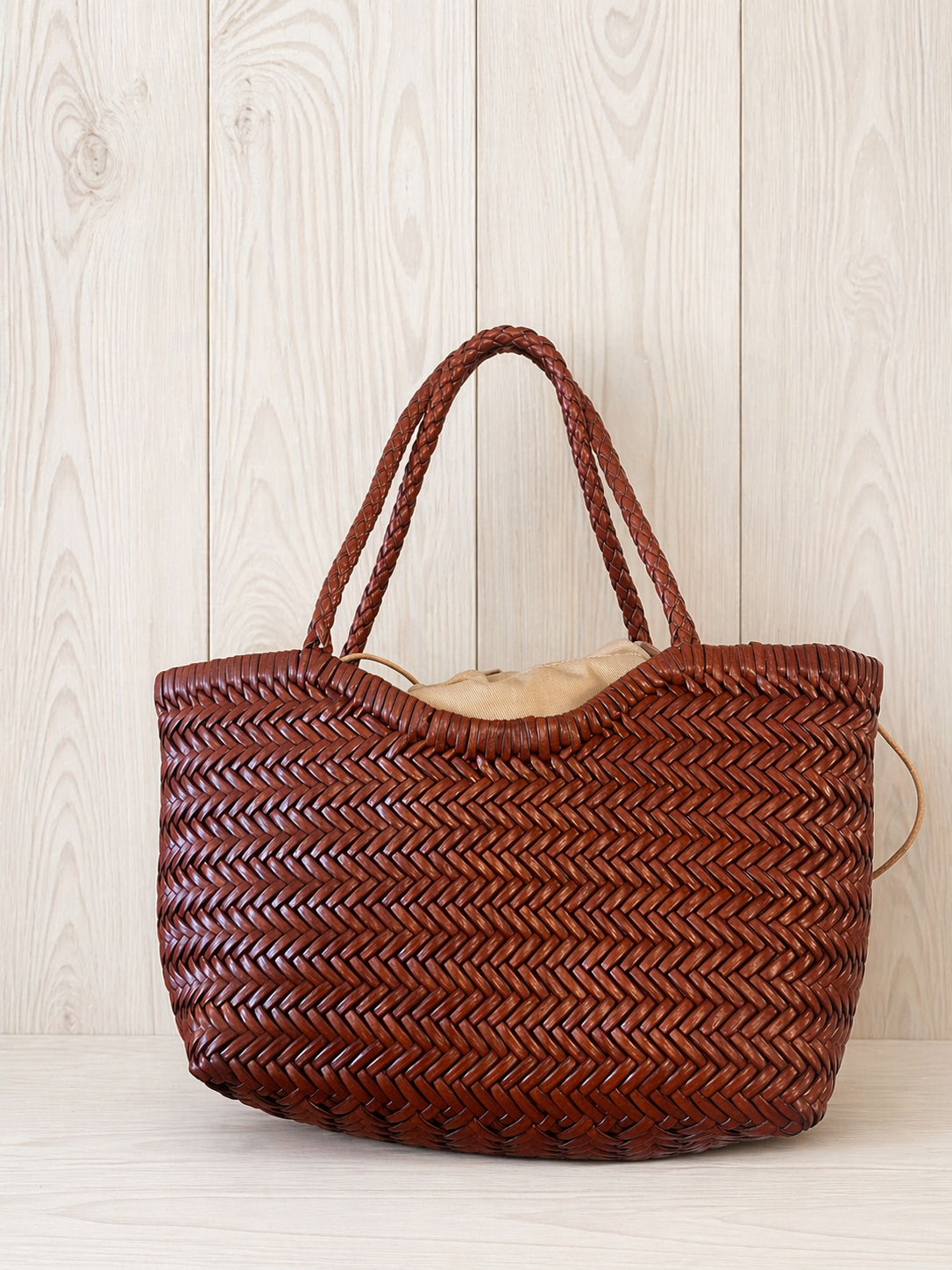 Borsa in intrecciata piccola