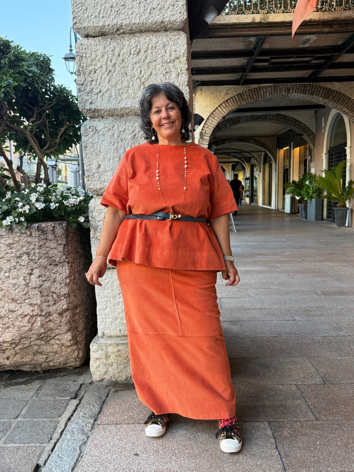 Blusa Monik in velluto